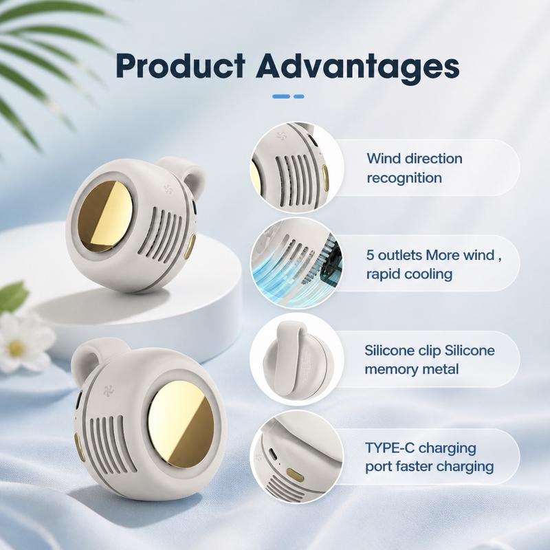 Portable Silent Mini Bladeless Electric Fan