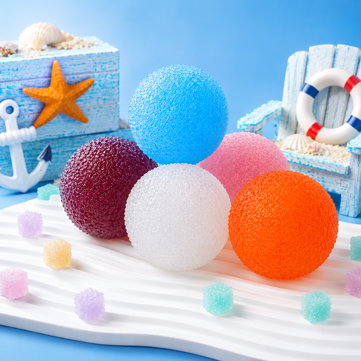 Crystal Mochi Stress Ball